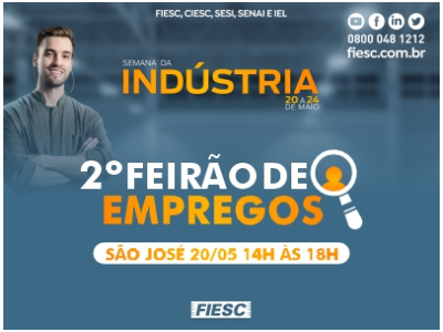 FEIRÃO DE EMPREGOS SÃO JOSÉ 🚀